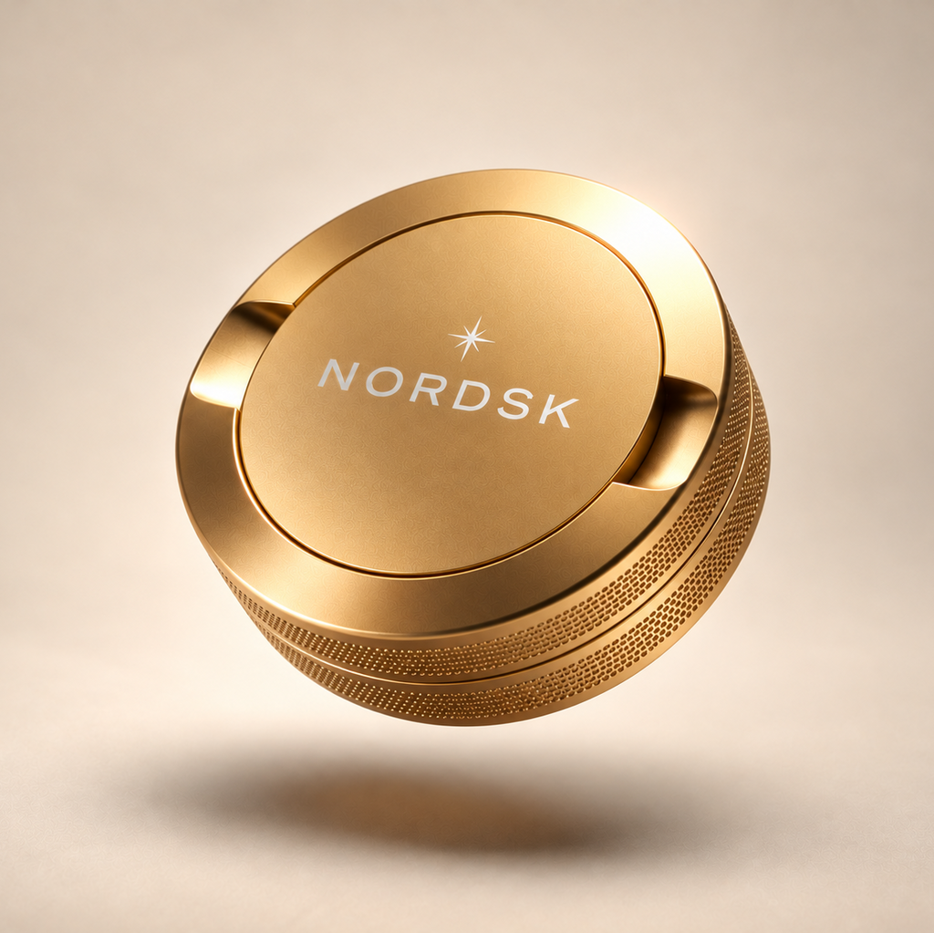 Champagne Gold Snusdosa i Metall | NORDSK