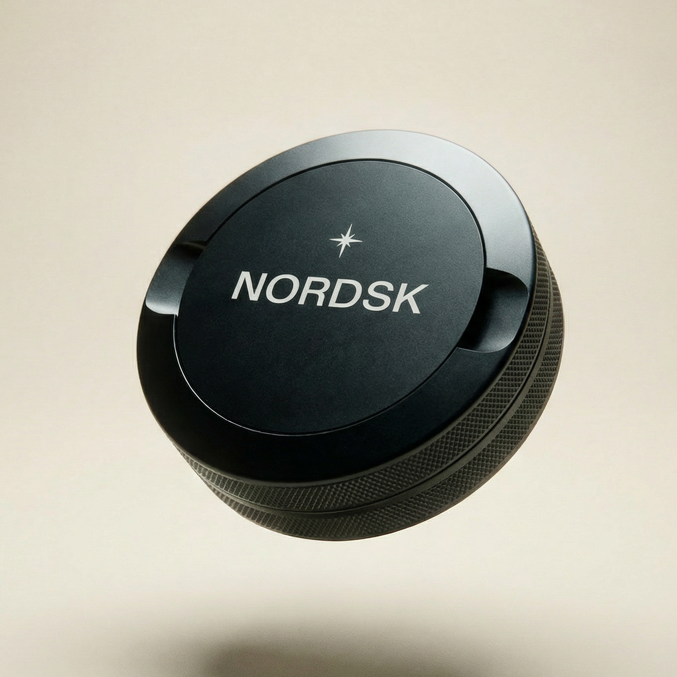 Matte Black Metal Snus Tin & Nicotine Pouch Container | NORDSK